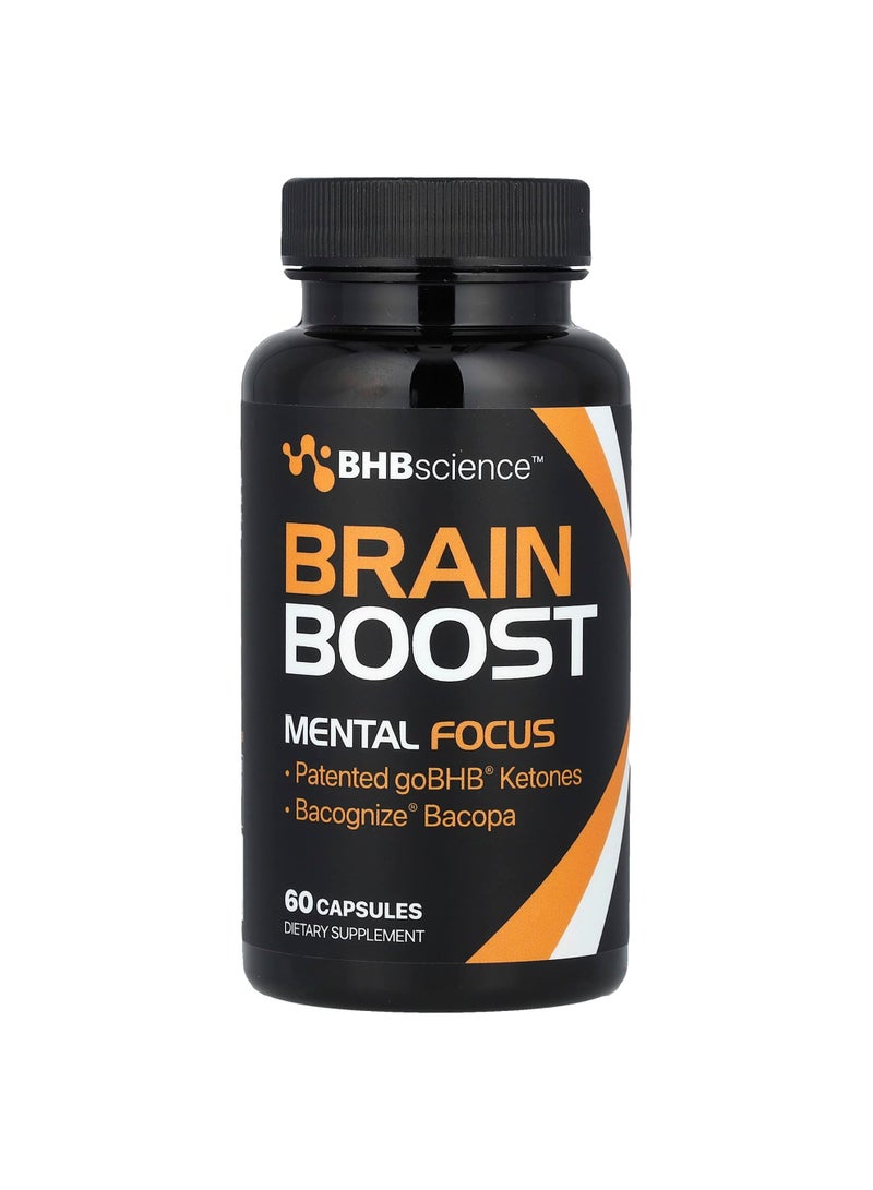 Brain Boost, Mental Focus, 60 Capsules